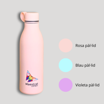 Ampolla d’aigua reutilitzable d’acer inoxidable 500 ml – lliure de BPA